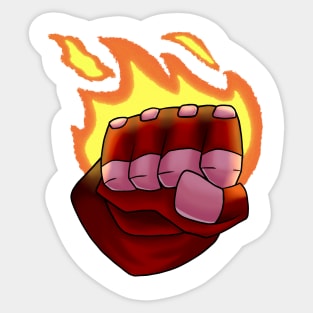 Sly Cooper - Fists of Flame Sticker Sticker